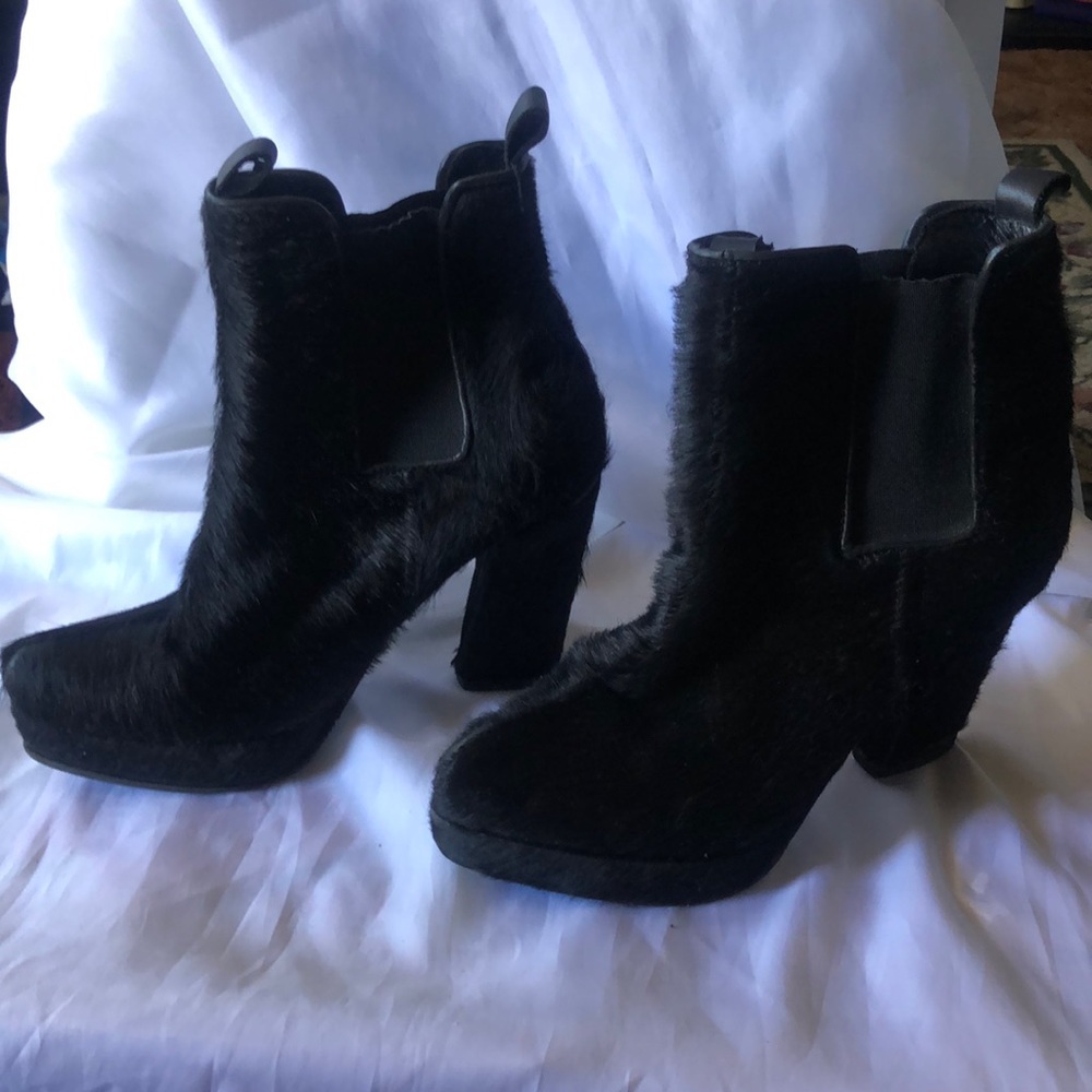 Black Mohair Tiger of Sweden Booties